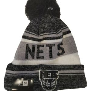 Brooklyn Nets New Era NBA Hardwood Classics Snow Dayz Knit Beanie Hat OSFA NWT